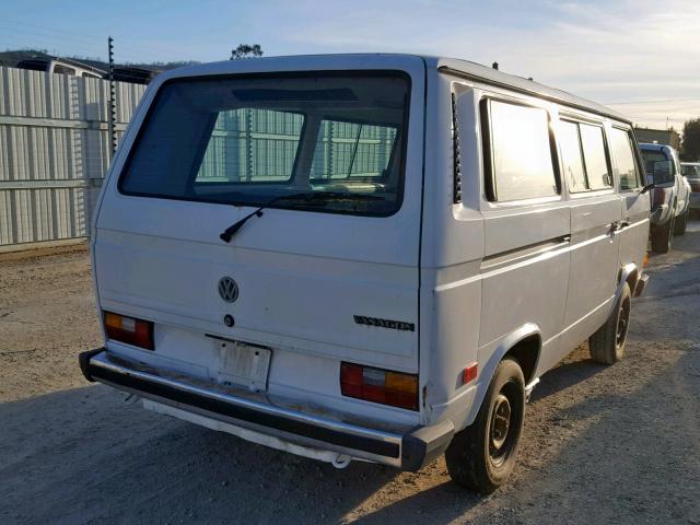 WV2YB0257LH062458 - 1990 VOLKSWAGEN VANAGON BU WHITE photo 4