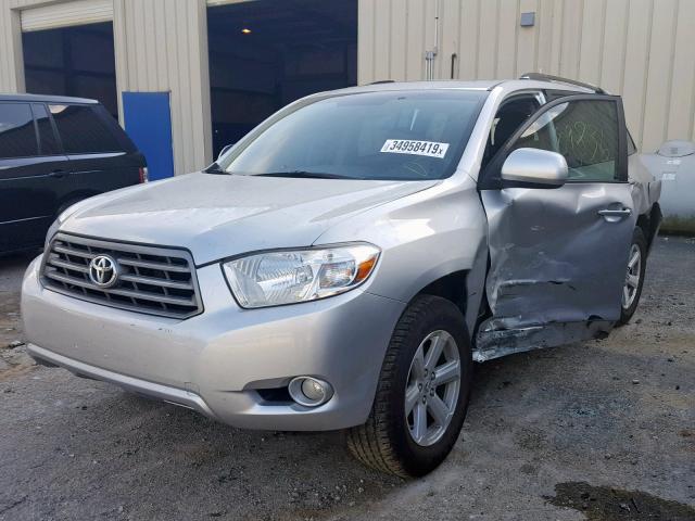 5TDKK3EH4AS009866 - 2010 TOYOTA HIGHLANDER SILVER photo 2