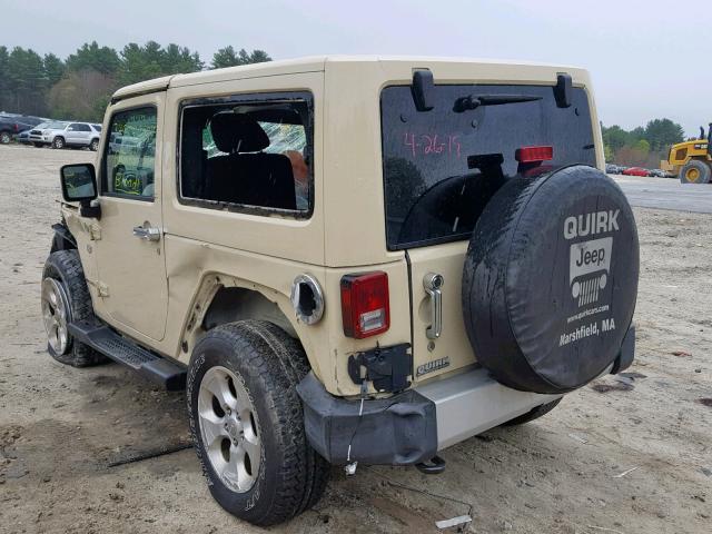 1J4GA5D1XBL516650 - 2011 JEEP WRANGLER S CREAM photo 3