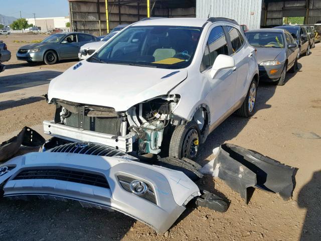 KL4CJBSB4DB209461 - 2013 BUICK ENCORE CON WHITE photo 2