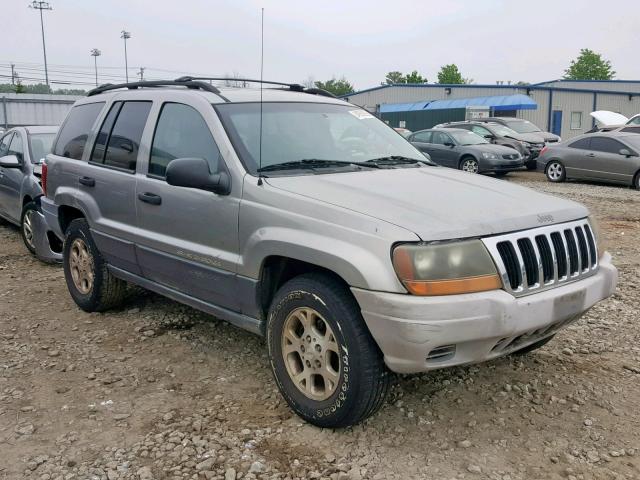 1J4GW48SXYC103277 - 2000 JEEP GRAND CHER GRAY photo 1