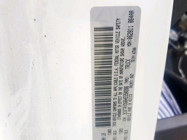 3C6TRVDG6HE550286 - 2017 RAM PROMASTER 白色 照片 10