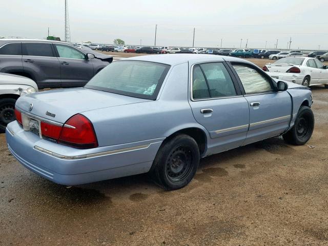 2MEFM74W1YX624830 - 2000 MERCURY GRAND MARQ BLUE photo 4