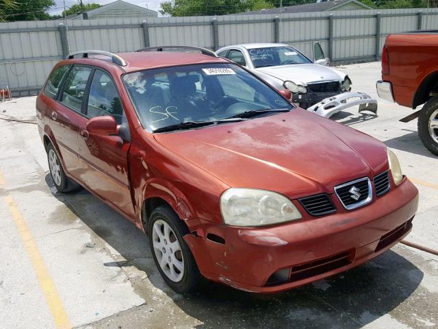 KL5JD86Z75K123096 - 2005 SUZUKI FORENZA S RED photo 1