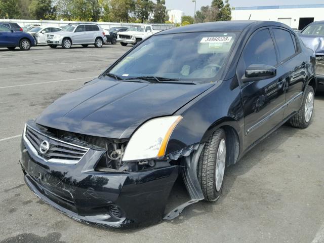 3N1AB6AP4CL624360 - 2012 NISSAN SENTRA 2.0 BLACK photo 2