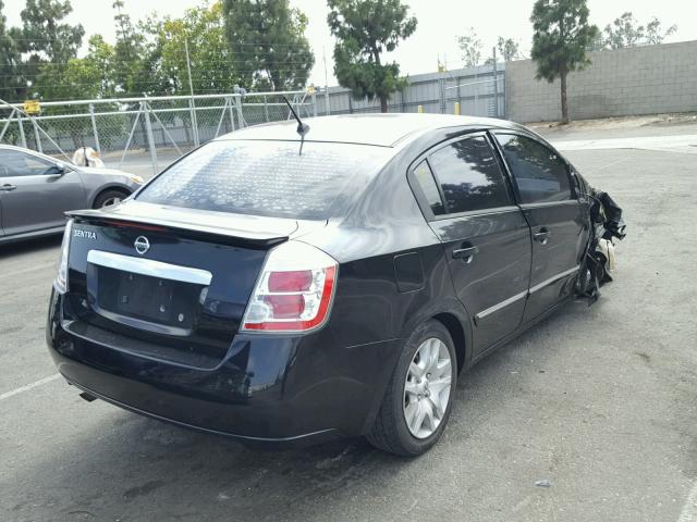 3N1AB6AP4CL624360 - 2012 NISSAN SENTRA 2.0 BLACK photo 4