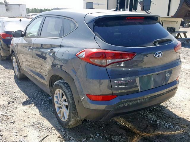 KM8J23A44HU437601 - 2017 HYUNDAI TUCSON SE GRAY photo 3