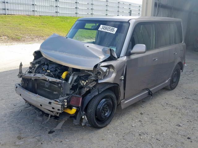 JTLKT324150204917 - 2005 TOYOTA SCION XB 棕色 照片 2