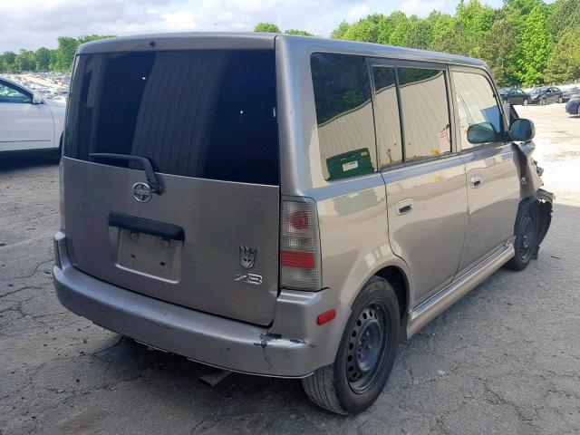 JTLKT324150204917 - 2005 TOYOTA SCION XB 棕色 照片 4