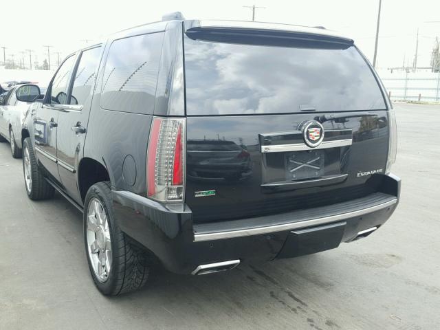 1GYS3CEF1CR249433 - 2012 CADILLAC ESCALADE P BLACK photo 3