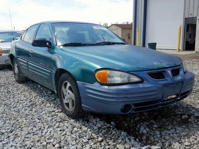 1G2NE52E4XM864702 - 1999 PONTIAC GRAND AM S GREEN photo 1