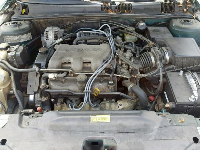 1G2NE52E4XM864702 - 1999 PONTIAC GRAND AM S GREEN photo 7