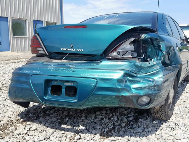 1G2NE52E4XM864702 - 1999 PONTIAC GRAND AM S GREEN photo 9