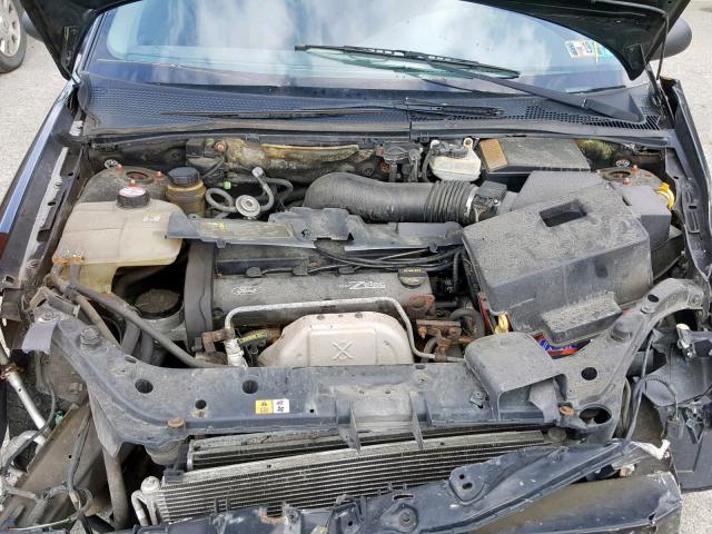 3FAFP37342R167445 - 2002 FORD FOCUS ZX5 BLACK photo 7