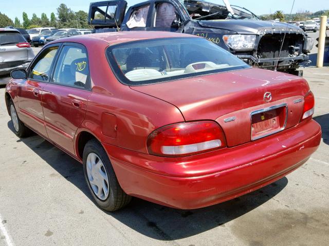 1YVGF22CXW5687137 - 1998 MAZDA 626 DX RED photo 3