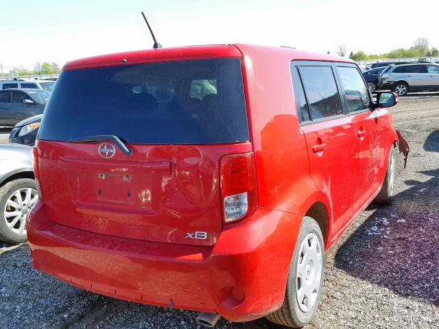 JTLZE4FE1EJ049846 - 2014 TOYOTA SCION XB 红色 照片 4