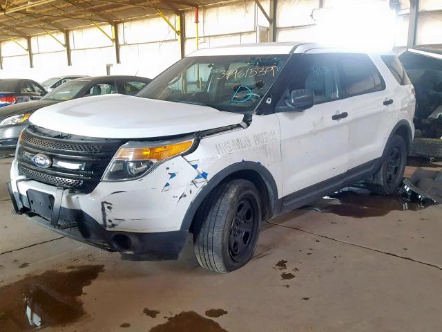 1FM5K8AR8EGA18574 - 2014 FORD EXPLORER P WHITE photo 2