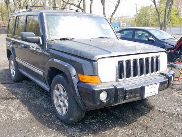 1J8HG58N06C127570 - 2006 JEEP COMMANDER BLACK photo 1