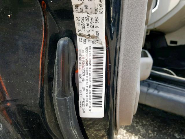 1J8HG58N06C127570 - 2006 JEEP COMMANDER BLACK photo 10