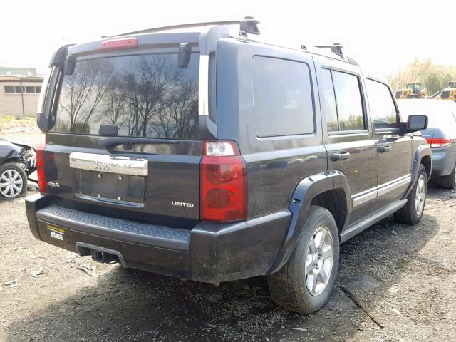 1J8HG58N06C127570 - 2006 JEEP COMMANDER BLACK photo 4