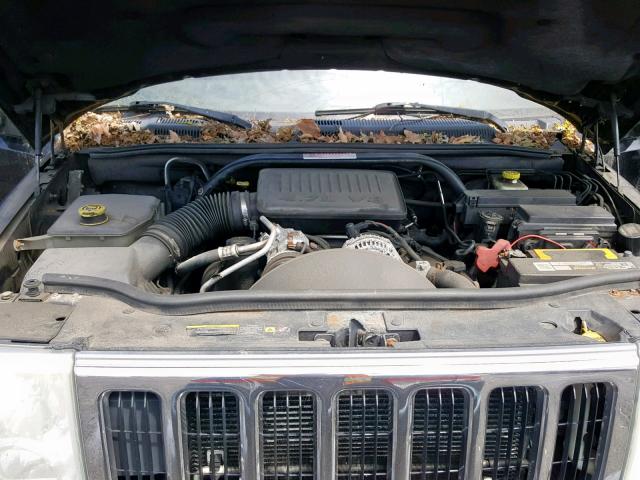 1J8HG58N06C127570 - 2006 JEEP COMMANDER BLACK photo 7