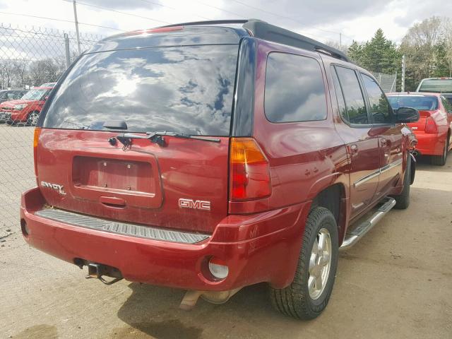 1GKET16S866110588 - 2006 GMC ENVOY XL RED photo 4