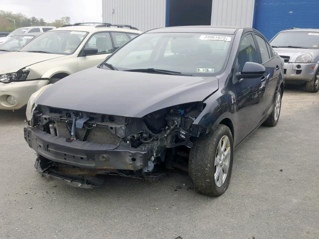 JM1BL1VG5B1411905 - 2011 MAZDA 3 I BLACK photo 2