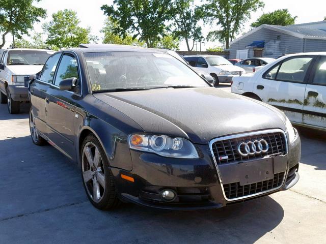 WAUEF78E28A097119 - 2008 AUDI A4 S-LINE BLACK photo 1