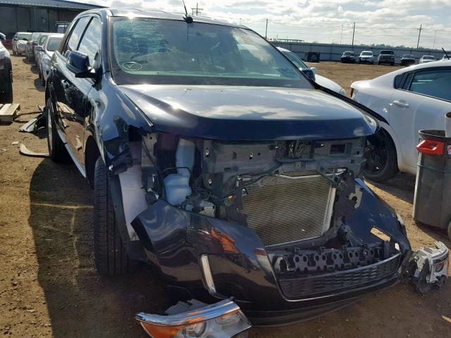 2FMDK4JC5DBB59169 - 2013 FORD EDGE SEL BLACK photo 1