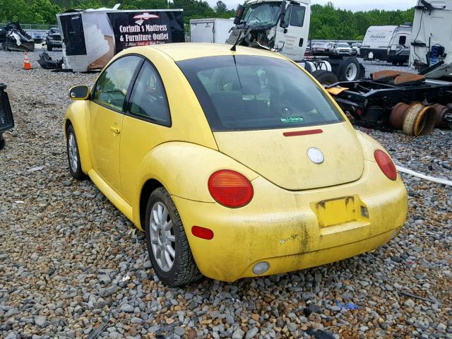 3VWCK31C54M417454 - 2004 VOLKSWAGEN NEW BEETLE Gelb Foto 3