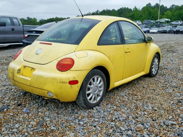 3VWCK31C54M417454 - 2004 VOLKSWAGEN NEW BEETLE Gelb Foto 4