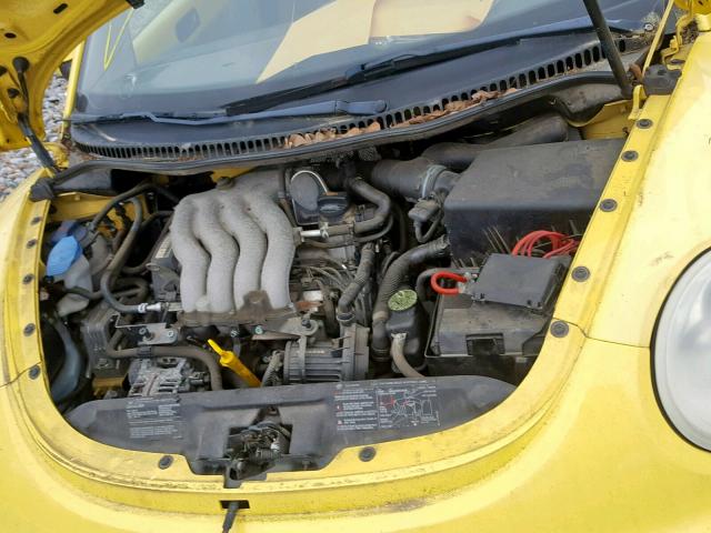 3VWCK31C54M417454 - 2004 VOLKSWAGEN NEW BEETLE Gelb Foto 7