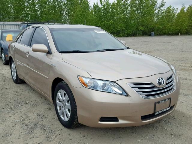 4T1BB46K49U087504 - 2009 TOYOTA CAMRY HYBR TAN photo 1