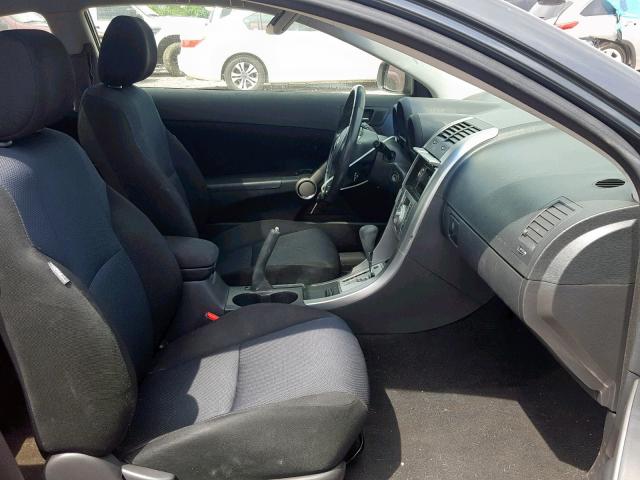 JTKDE3B75A0316485 - 2010 TOYOTA SCION TC CHARCOAL photo 5