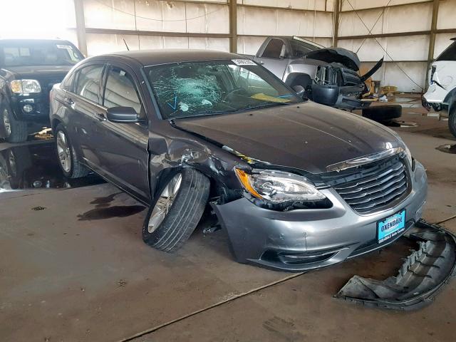 1C3CCBBBXDN765373 - 2013 CHRYSLER 200 TOURIN GRAY photo 1