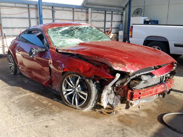 1FA6P8CF4G5246122 - 2016 FORD MUSTANG GT RED photo 1