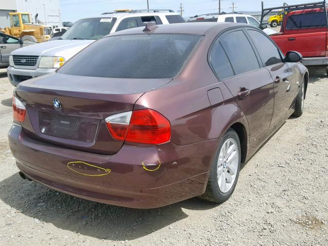 WBAVD13516KV02971 - 2006 BMW 325 XI BROWN photo 4