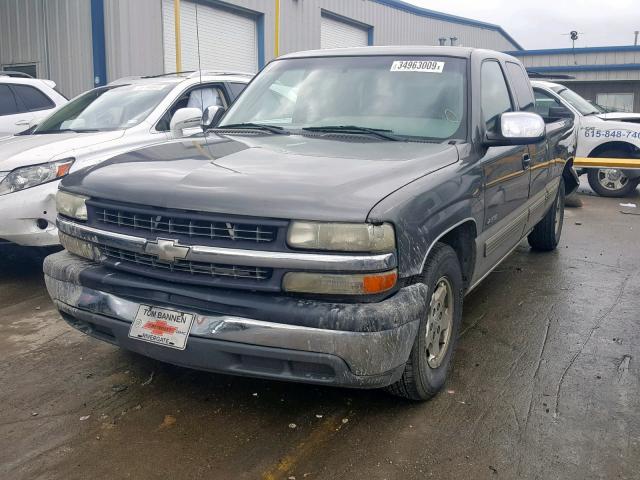 2GCEC19V1Y1408539 - 2000 CHEVROLET SILVERADO GRAY photo 2