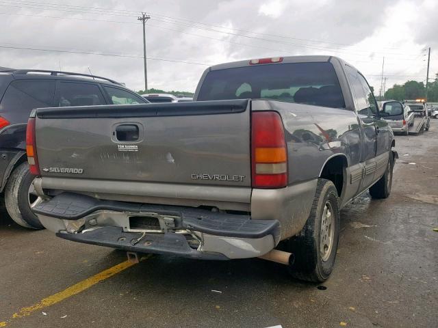 2GCEC19V1Y1408539 - 2000 CHEVROLET SILVERADO GRAY photo 4