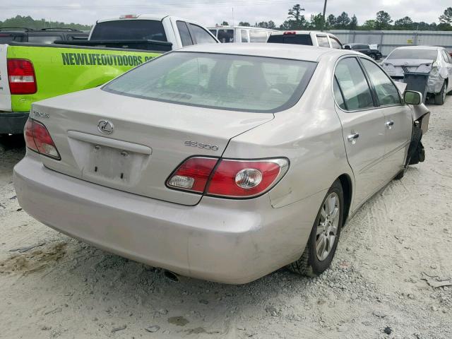 JTHBF30G030136928 - 2003 LEXUS ES 300 SILVER photo 4