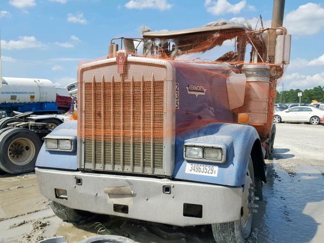 1XKWD49X59J255549 - 2009 KENWORTH CONSTRUCTI BLUE photo 9