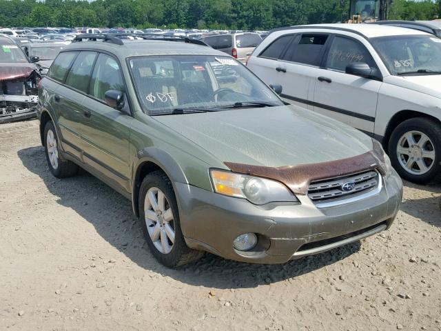 4S4BP61C557345129 - 2005 SUBARU LEGACY OUT GREEN photo 1