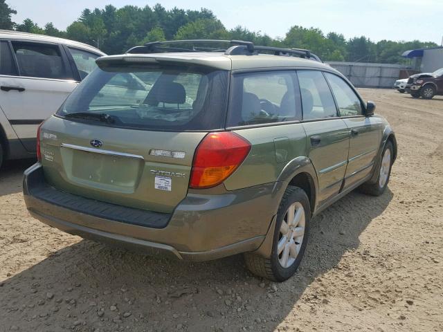 4S4BP61C557345129 - 2005 SUBARU LEGACY OUT GREEN photo 4