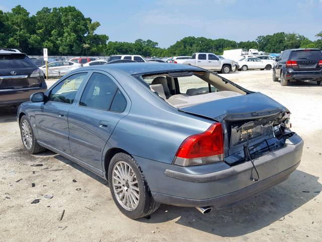 YV1RS58D932238048 - 2003 VOLVO S60 2.4T GREEN photo 3
