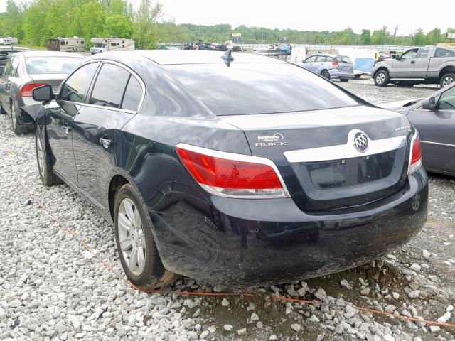 1G4GC5EG0AF217275 - 2010 BUICK LACROSSE C BLACK photo 3