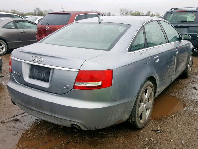 WAUDH74F88N170281 - 2008 AUDI A6 3.2 QUA BLUE photo 4