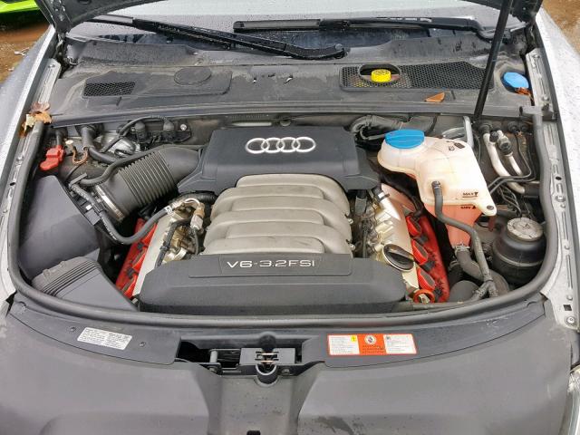 WAUDH74F88N170281 - 2008 AUDI A6 3.2 QUA BLUE photo 7