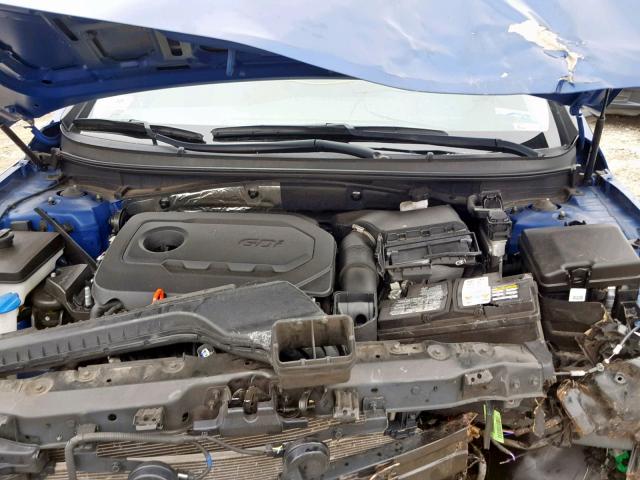 5NPE34AF9FH044114 - 2015 HYUNDAI SONATA SPO BLUE photo 7