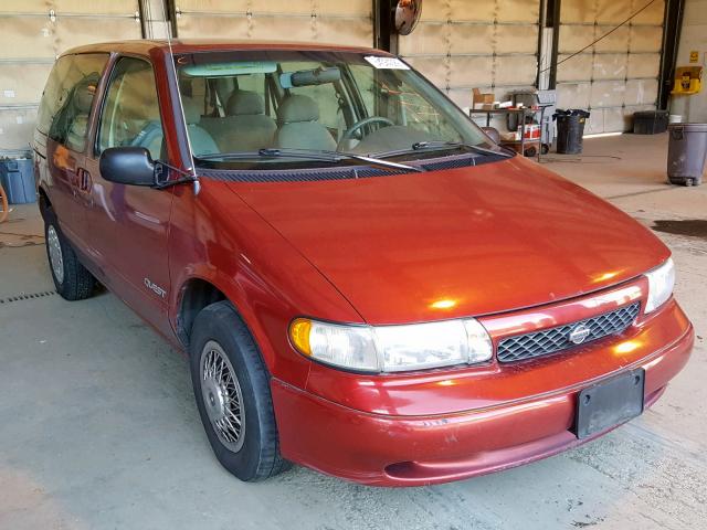 4N2DN1111VD828961 - 1997 NISSAN QUEST XE RED photo 1