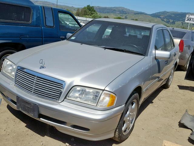 WDBHA24G9XA776343 - 1999 MERCEDES-BENZ C 230 SILVER photo 2